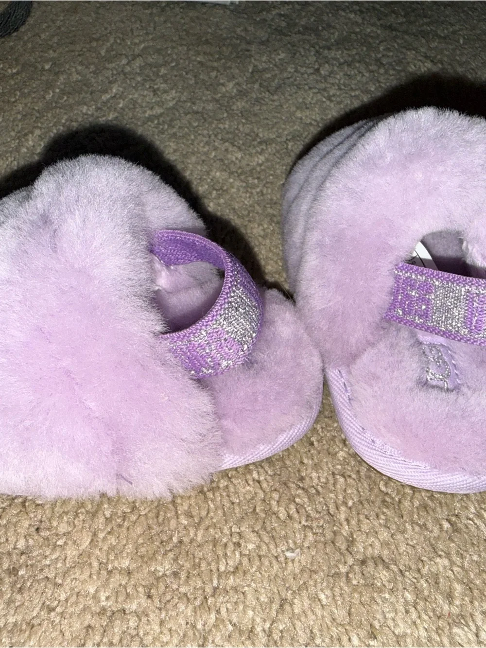 UGG Fluffy Baby Slides 6-12M